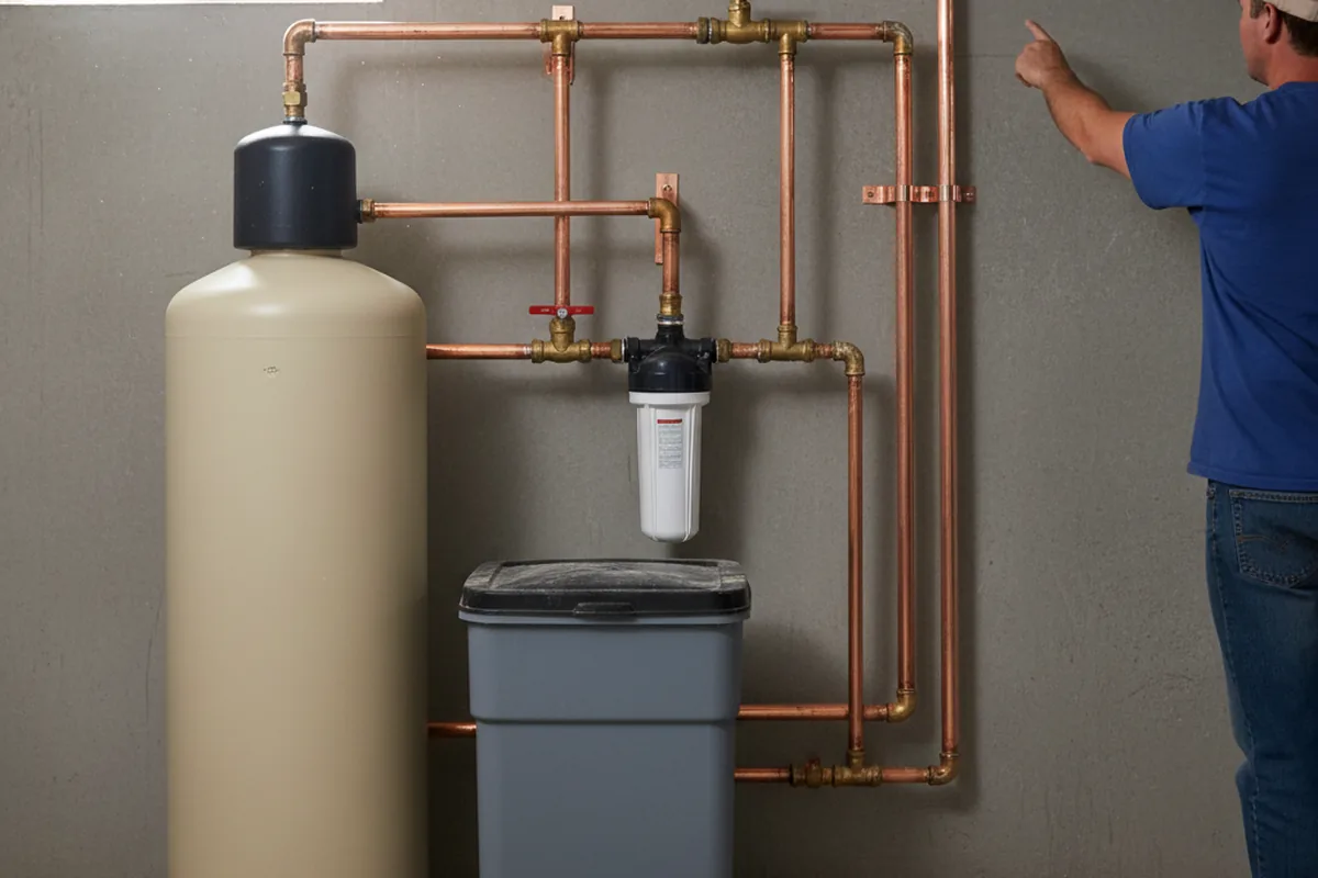 Whole-house water treatment system installed in Wheelock